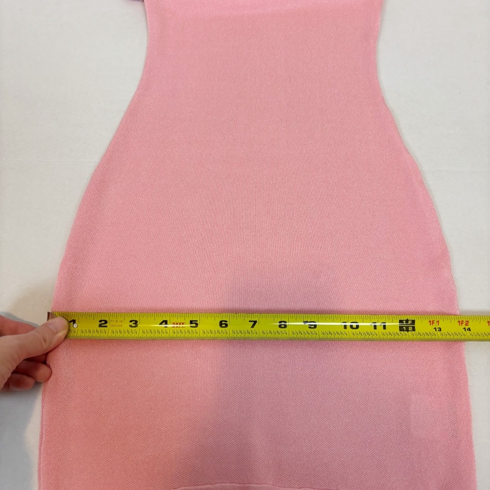 SEROYA Amine Knit Maxi Dress in Coral Blush Size S - Picture 10 of 11